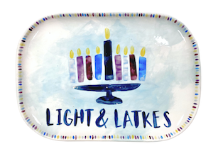 Salt Lake City Hanukkah Light & Latkes Platter