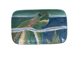 Salt Lake City Swimming Turtle Plate