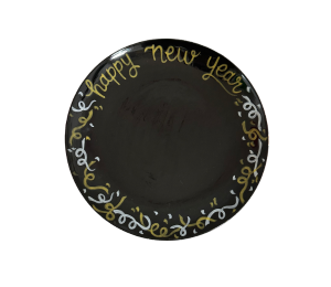 Salt Lake City New Year Confetti Plate