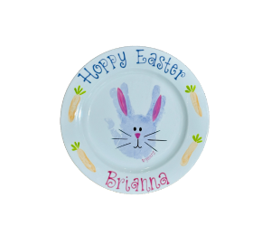 Salt Lake City Easter Bunny Plate