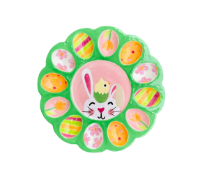 Salt Lake City Easter Sherbet Egg Plate