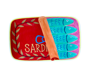 Salt Lake City Sardines Dinner Plate