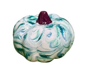Salt Lake City Teal Shaving Cream Pumpkin