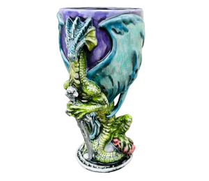 Salt Lake City Antique Dragon Goblet