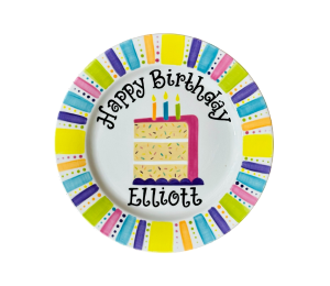 Salt Lake City Birthday Cake Plate