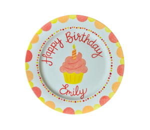 Salt Lake City Birthday Cupcake Plate
